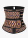 Women African Printing Latex Waist Trainer