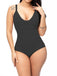 Women Shapewear Bodysuit Straps Zipper Fajas