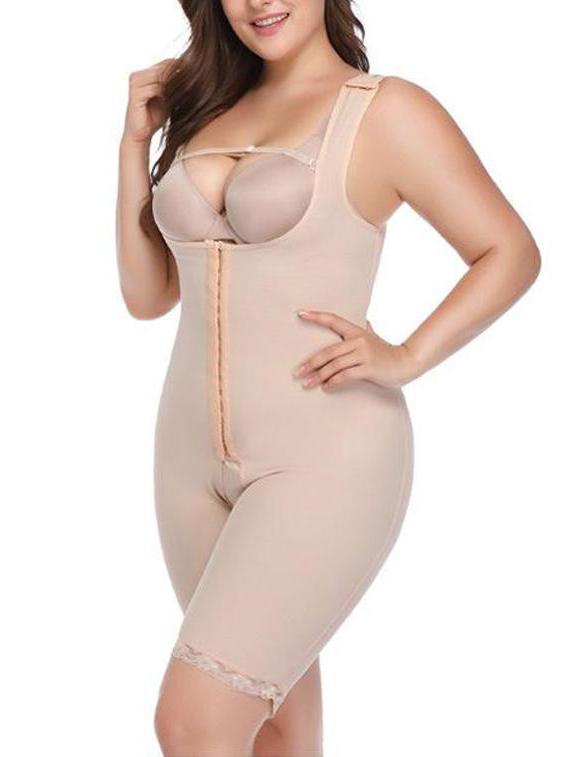 Women Plus Size One piece Bodysuit