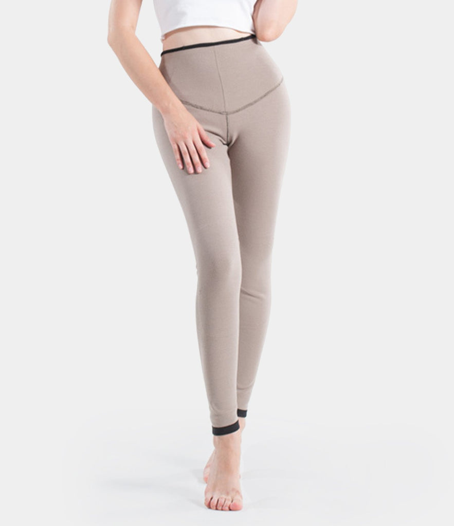 High Waisted Fleece Lined Warm Full Length Leggings