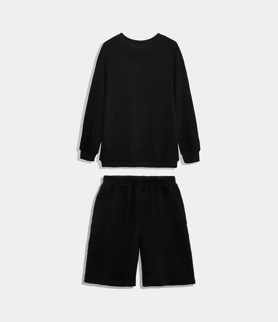 Sweatshirt Shorts Loungewear Set