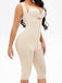 High Waist Buckle Zipper Long Belly Hip Pants