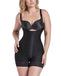 Full Body Short Shaper Zipper Thin Straps