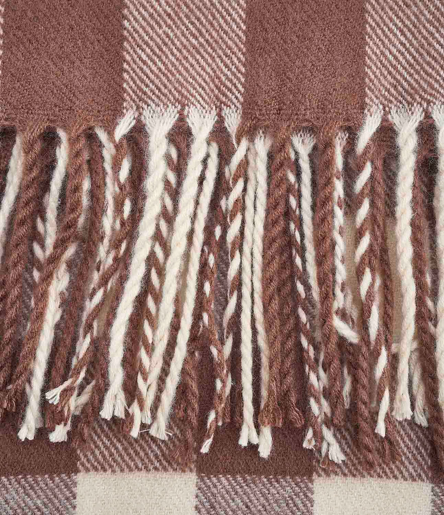 Plaid Check Vintage Design Scarf