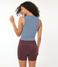 Sleeveless Ribbed Tank Top