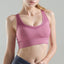 Breast adjusted Shockproof Gathered Sports Bra