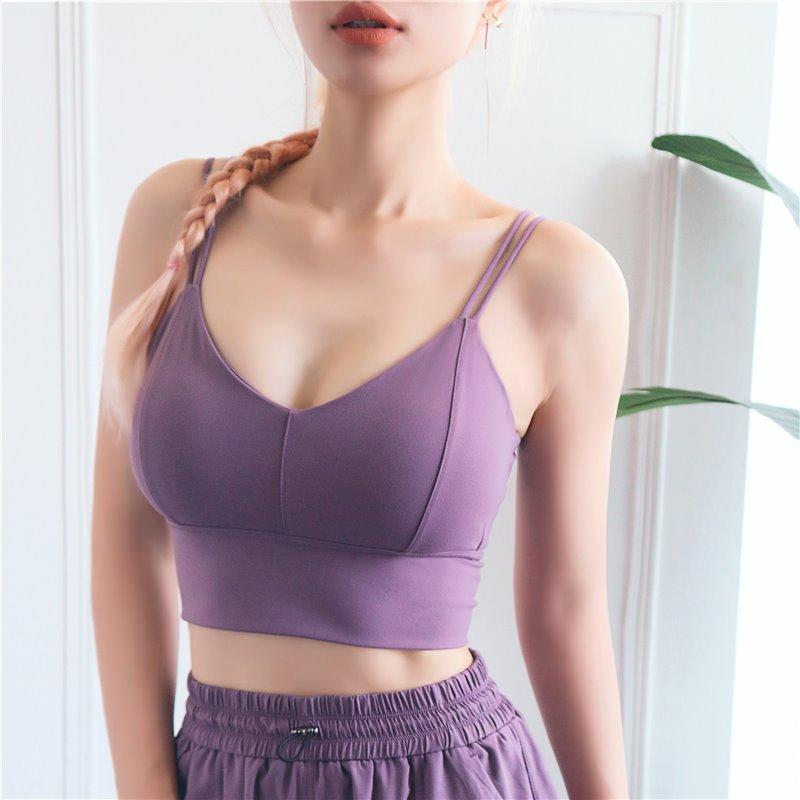 Double Straps Yoga Bra