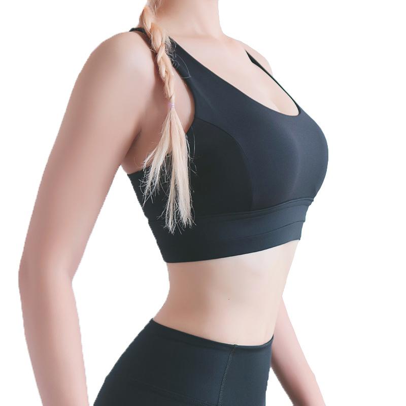 Adjustable Shoulder Strap Yoga Bra