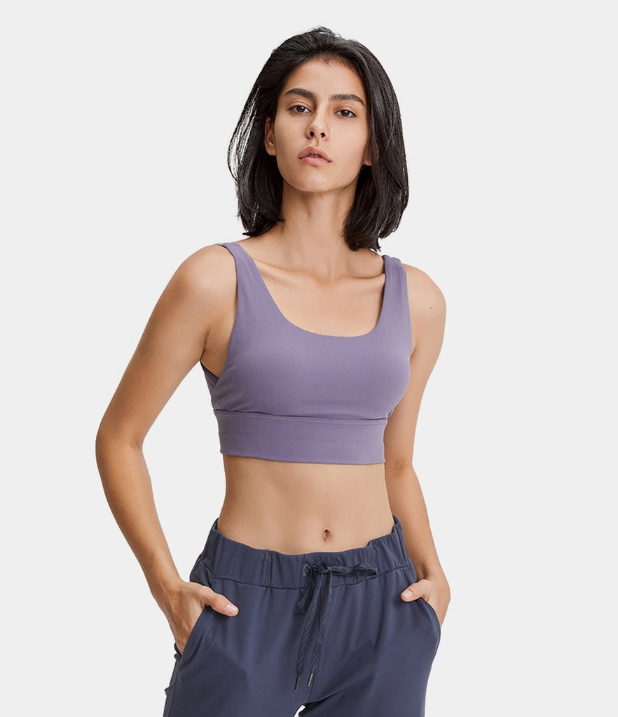 Neck Tank Low Support Sports Bra