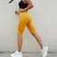 Skinny stretch quick drying yoga shorts