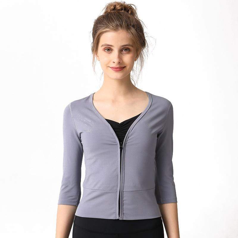 Slim Fit Ventilated Casal Yoga Jacket