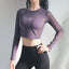 Stitching Sports Yoga Long Sleeves