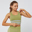 Shockproof Gathered Running Yoga Fitness Bra