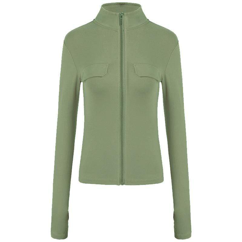 Tight fitting Quick drying Running Fitness Yoga Jacket