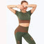 Sexy Navel Short High Waist Tight Pants Suit