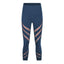 High waisted Rib Hollowed Gauze Nude Yoga Pants