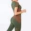 Sexy Navel Short High Waist Tight Pants Suit