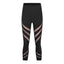 High waisted Rib Hollowed Gauze Nude Yoga Pants
