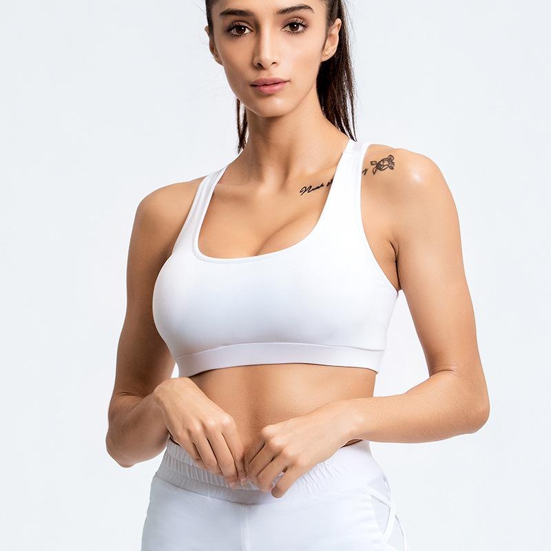 Netted Spliced Breathable Sports Bra