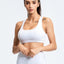 Netted Spliced Breathable Sports Bra