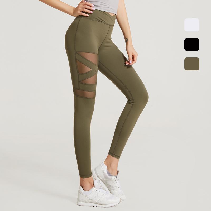 High Waist Solid Color Quick drying Yoga Legging