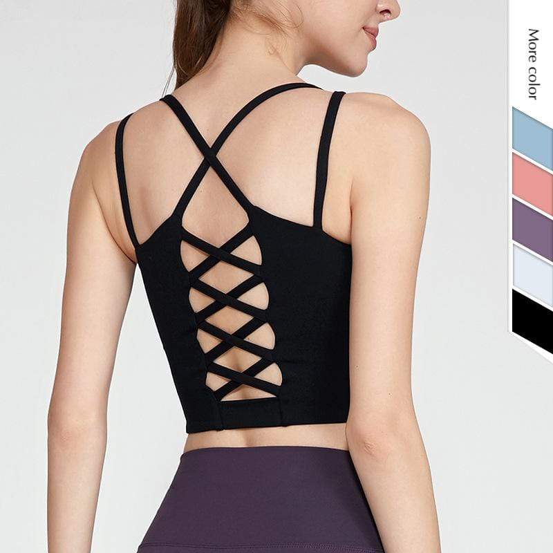 Shockproof Gather Yoga Vest