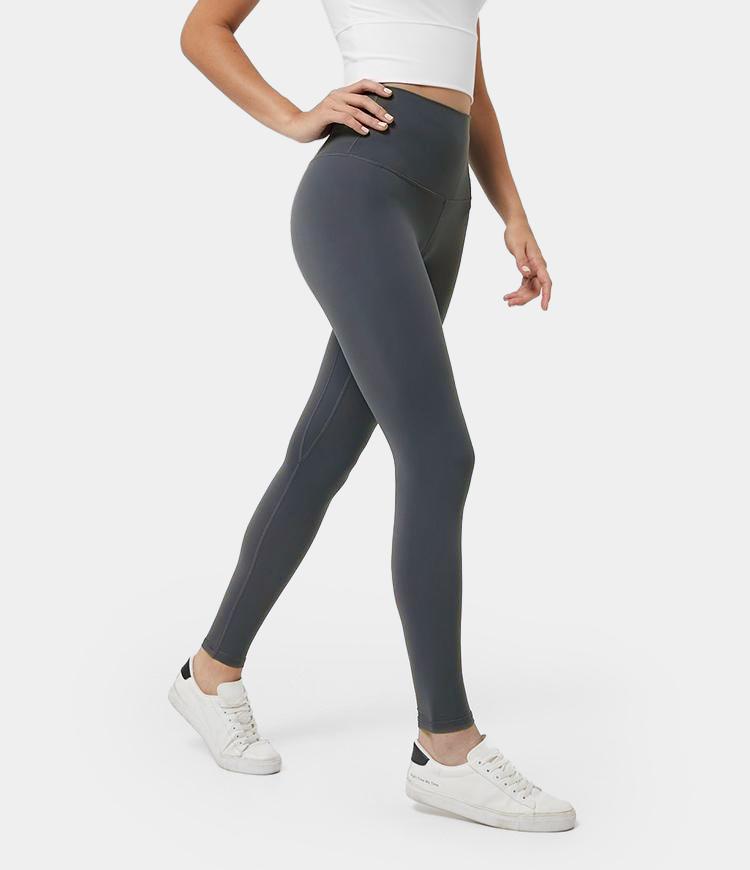 Super High Waisted Camo Waistband Pocket Leggings