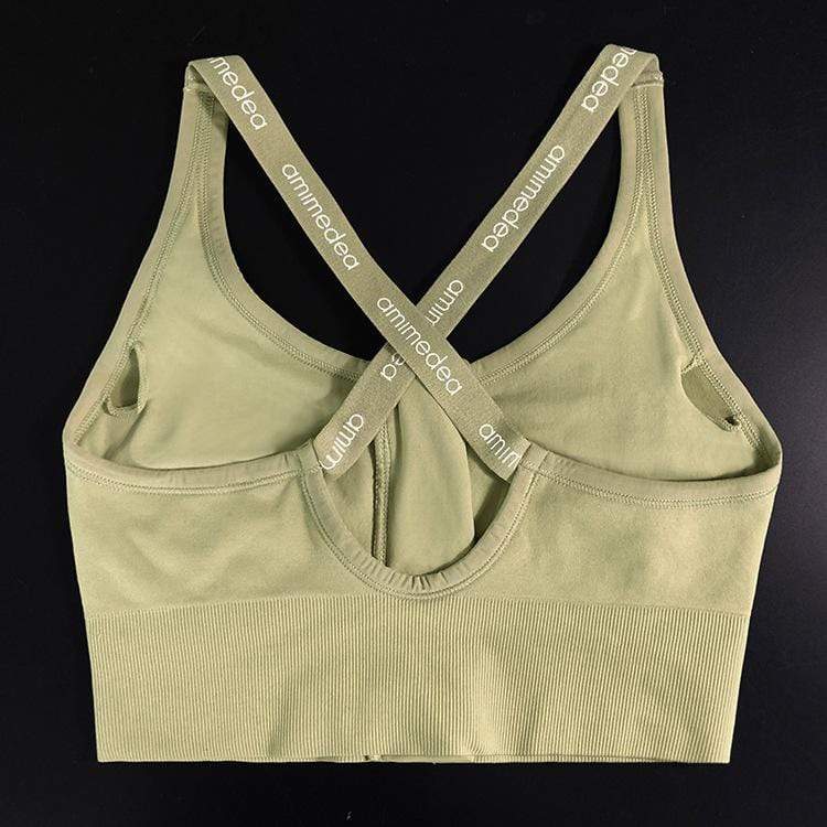 Shockproof Running Gather Fitness Bra
