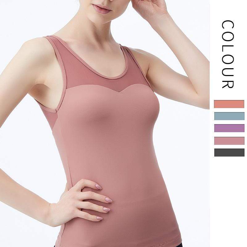 Nude Yoga Vest Bra Pad