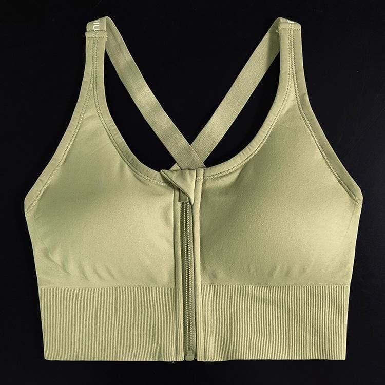 Shockproof Running Gather Fitness Bra