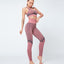 Elastic Gathering Sports Bra Fitness Suit