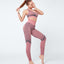 Elastic Gathering Sports Bra Fitness Suit