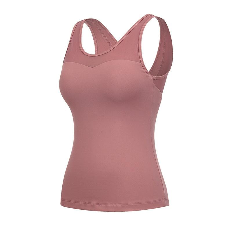Nude Yoga Vest Bra Pad