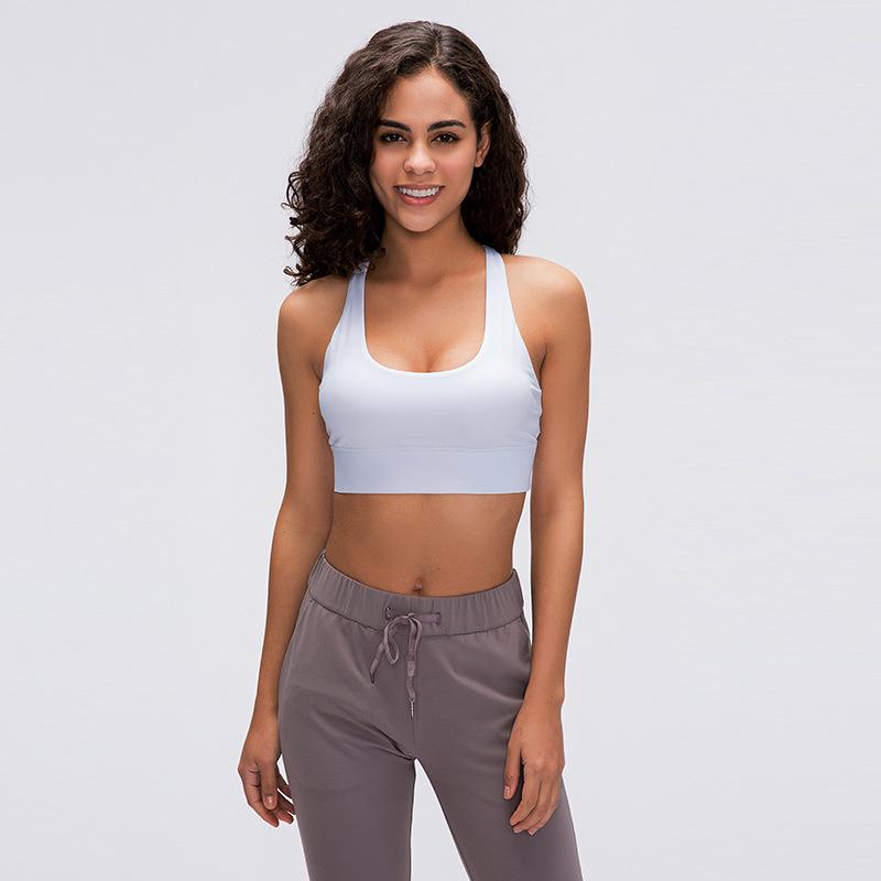 Shockproof Gathering Cross Beautiful Back Bra