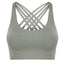 Shockproof Gathering Cross Beautiful Back Bra