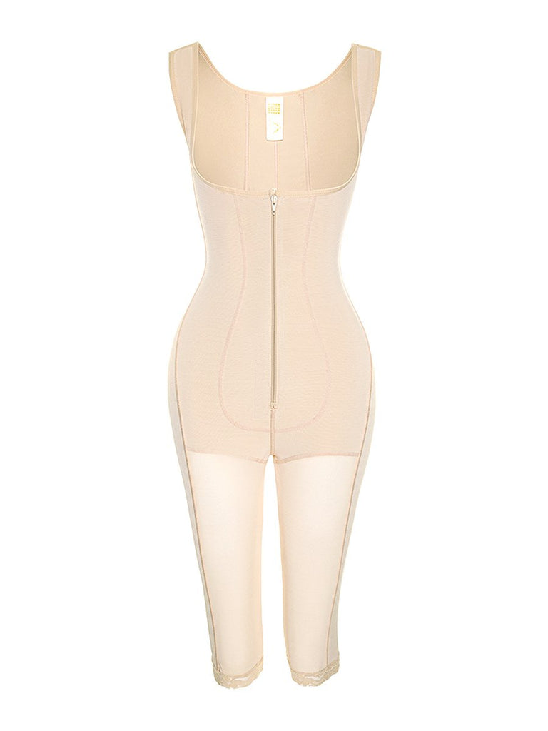 High Waist Buckle Zipper Long Belly Hip Pants
