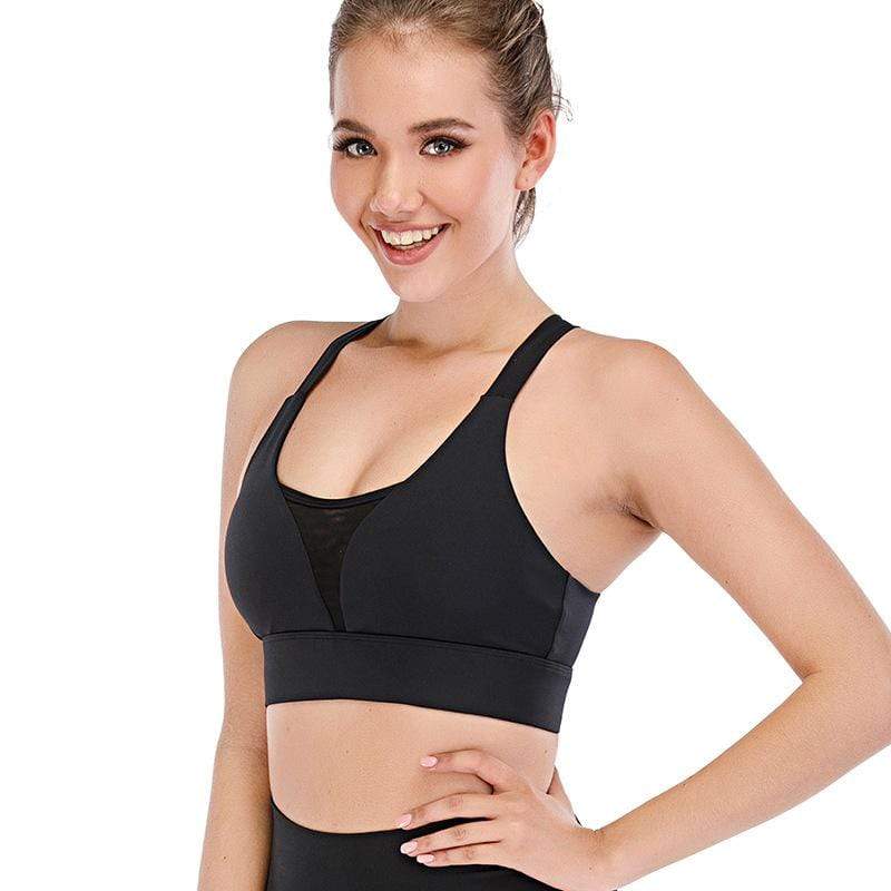Hollow Anti seismic Decompression Yoga Sports Bra