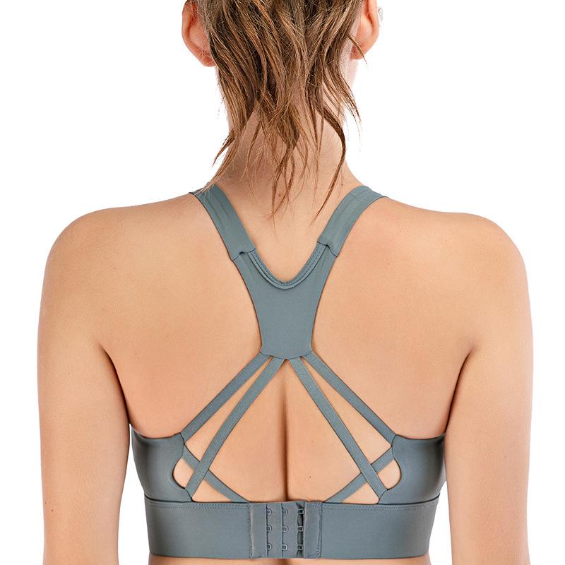 Hollow Anti seismic Decompression Yoga Sports Bra
