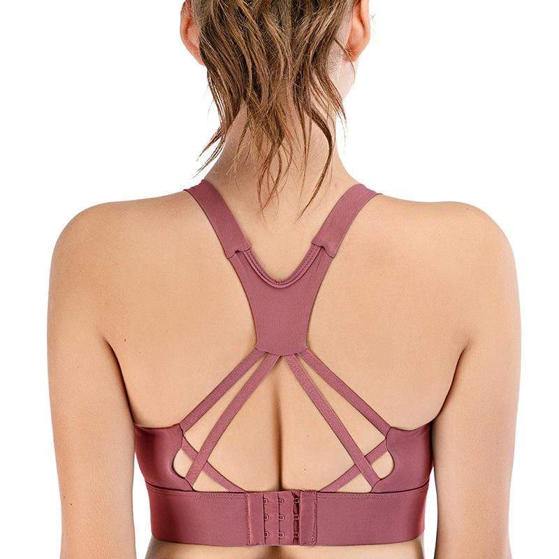 Hollow Anti seismic Decompression Yoga Sports Bra