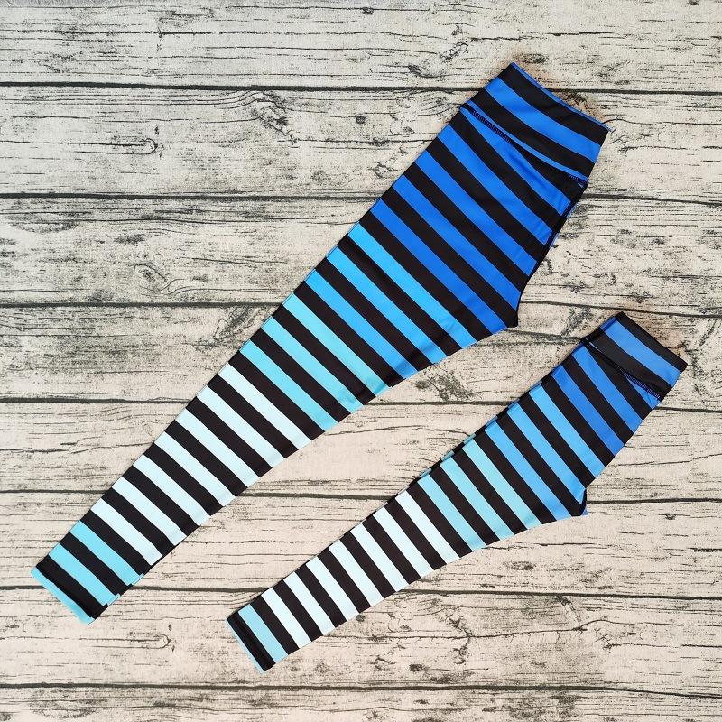 Stripe Parent child Yoga Sports Fitness Pants