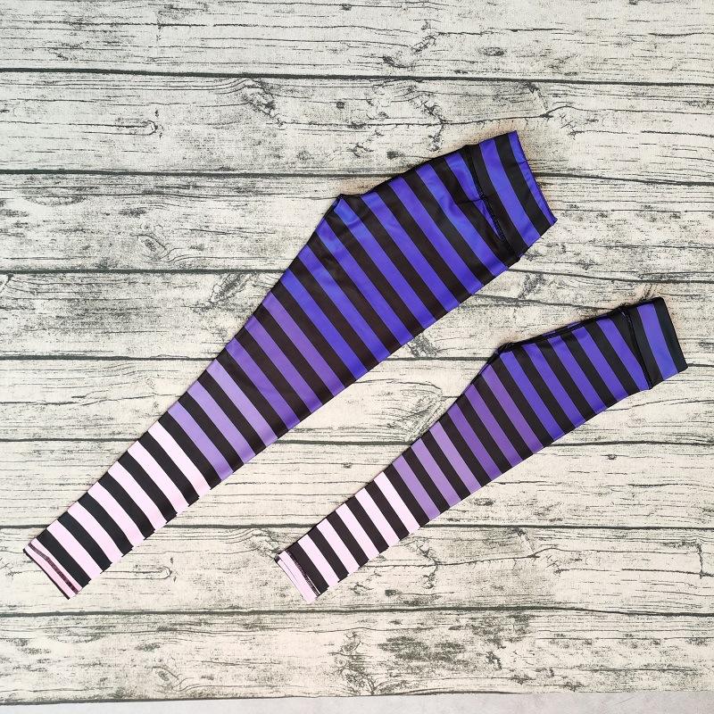Stripe Parent child Yoga Sports Fitness Pants