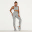 High Waist Tight Print Fitness Suit