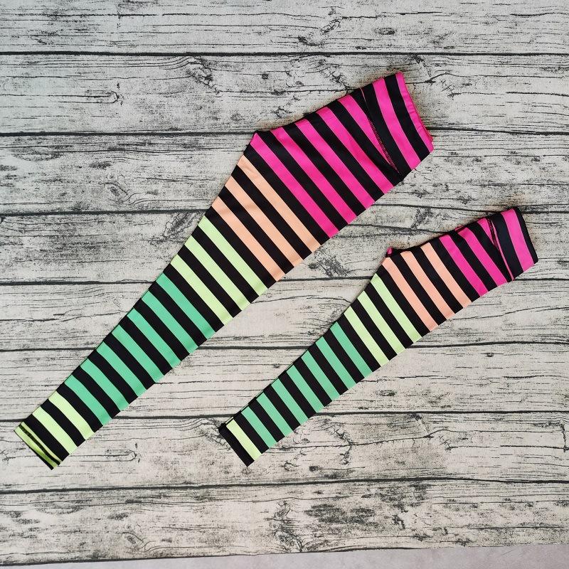 Stripe Parent child Yoga Sports Fitness Pants