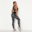 High Waist Tight Print Fitness Suit