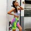 High Waist Slim Tie Dye Yoga Leggings