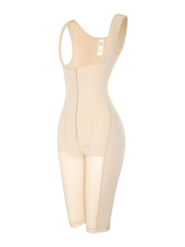 High Waist Buckle Zipper Long Belly Hip Pants