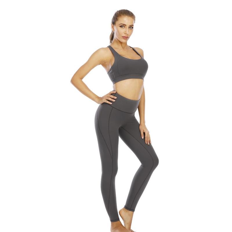 Breathable Non traced Super gathered Sports Suit