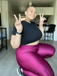 Gymonster Pocket Leggings CRANBERRY