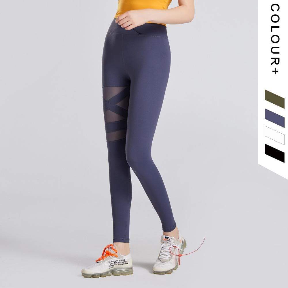 High Waist Solid Color Quick drying Yoga Legging