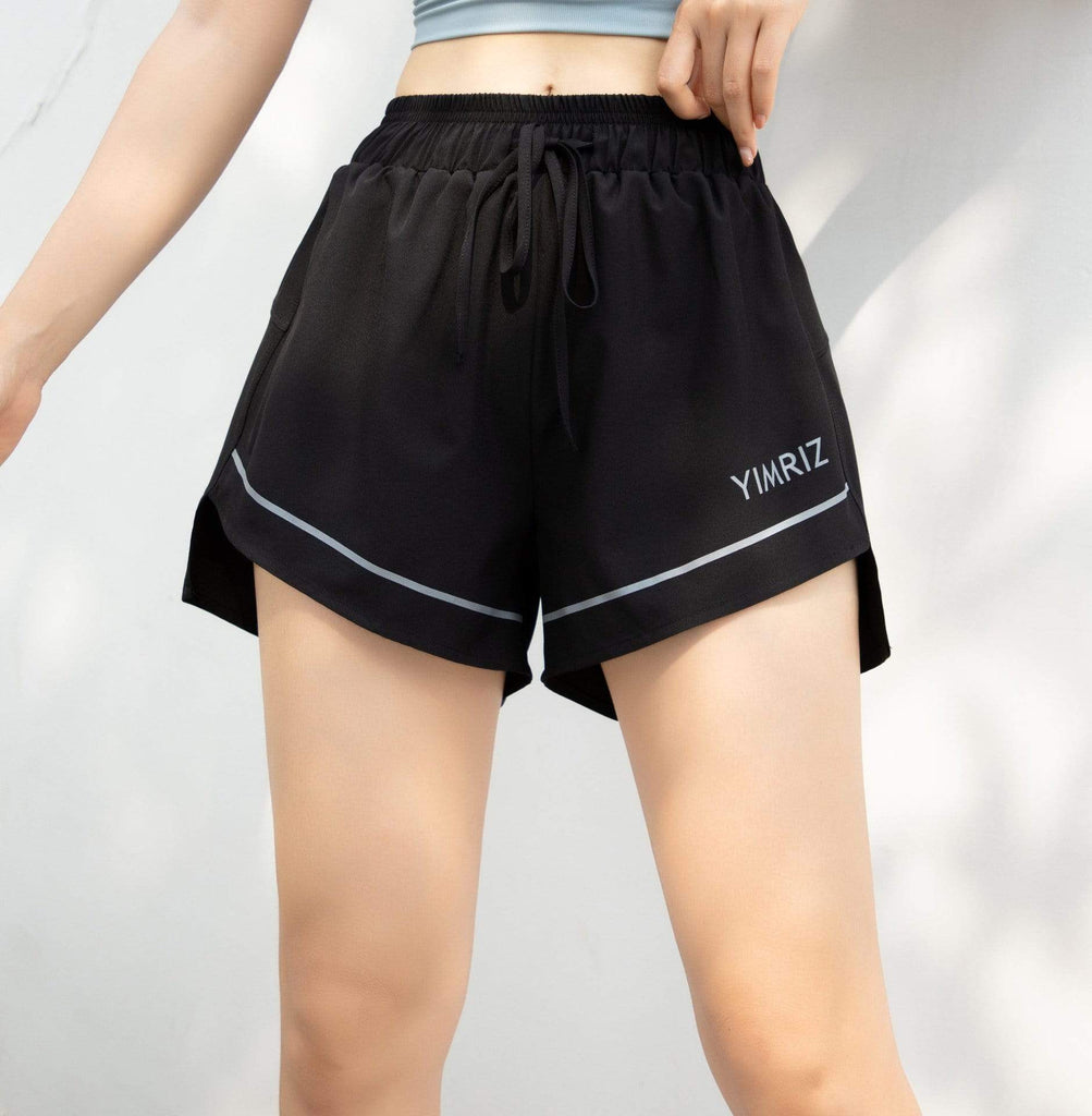 High Waist Quick Dry Loose Sports Shorts